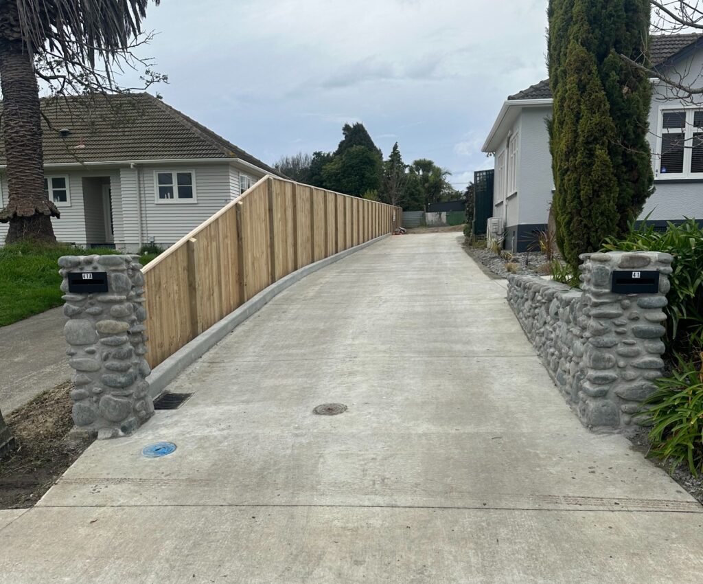 Finished subdivision at 41 Maxwell Ave, Whanganui